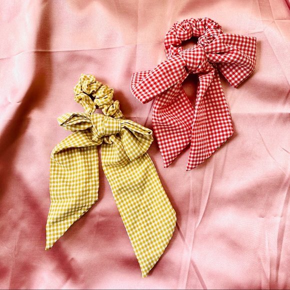 lnfluencer Ribbon Hair Tie Scrunchies - Picture 4 of 6